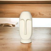 Unique Face pot for indoor plants ( Cream )