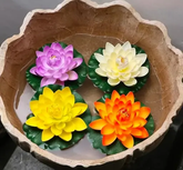 Artificial Floating lotus flower 4 PC