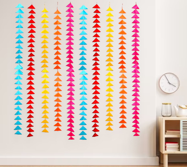 Party decoration (Multicolored) strings  set of 5