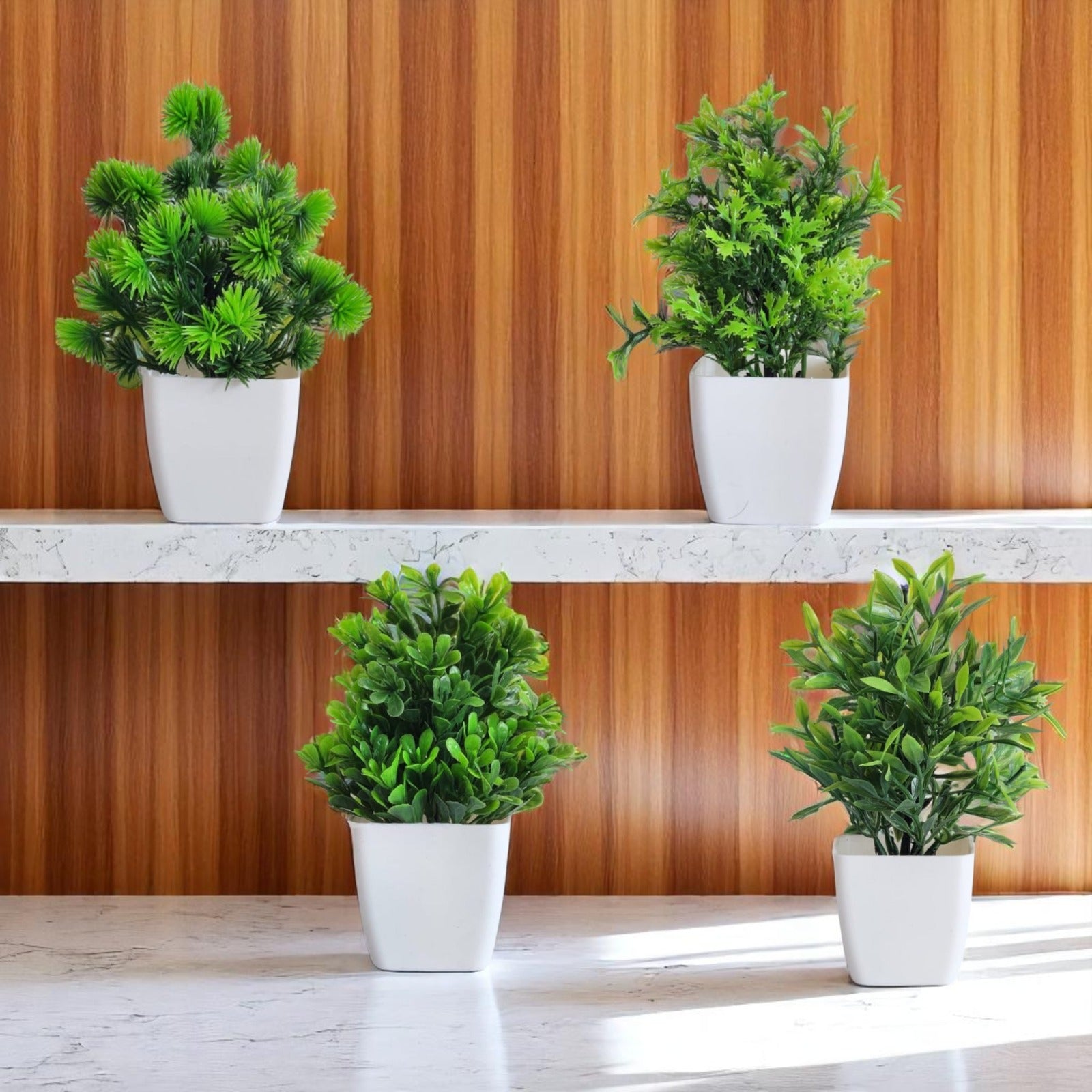 Decorative Artificial plants set of 4