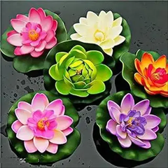 Artificial Floating lotus flower 4 PC